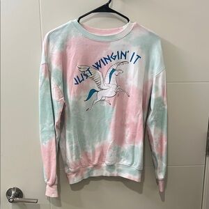 Disney World: Hercules’ pegasus Just Wingin' It Tie-Dye Sweater